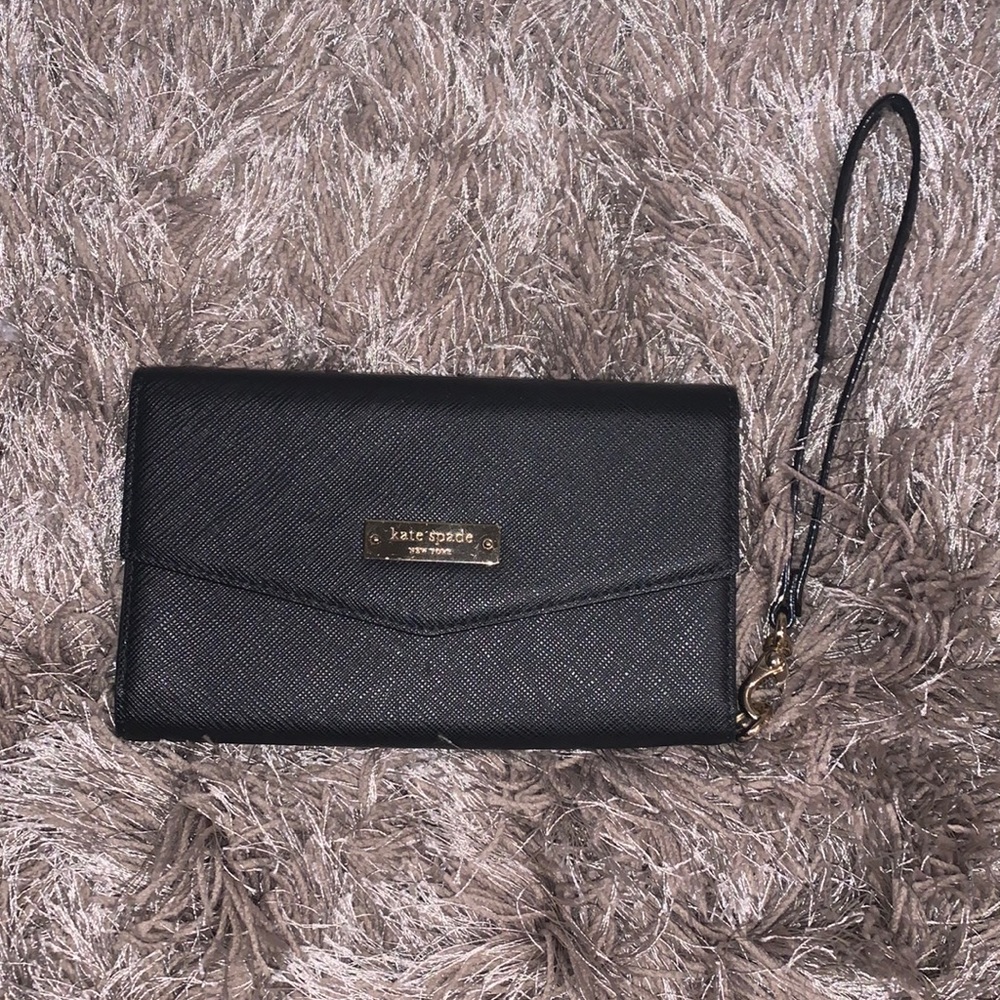 Kate spade black wallet / wristlet